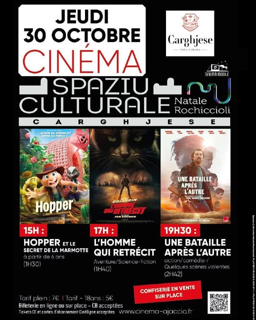 _ Cinéma au Spaziu culturale Natale Rochiccioli _
