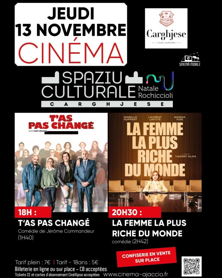 _ Cinéma au Spaziu culturale Natale Rochiccioli _